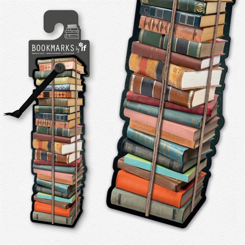 Academia Bookmarks - Pile of Books