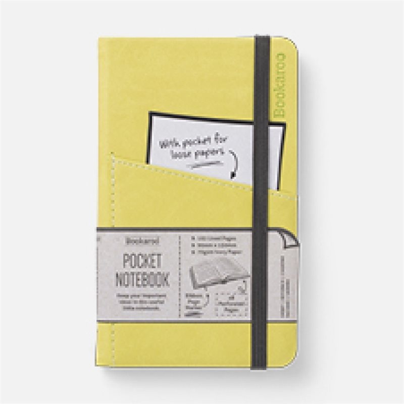 Bookaroo Pocket Notebook (A6) Journal - Lime
