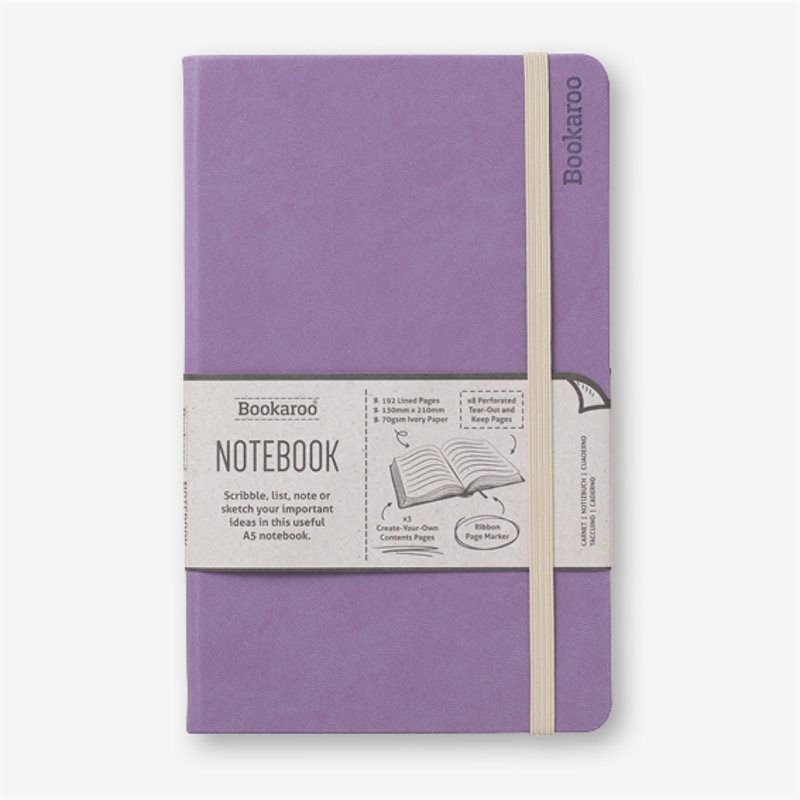 Bookaroo Notebook (A5) Journal - Aubergine
