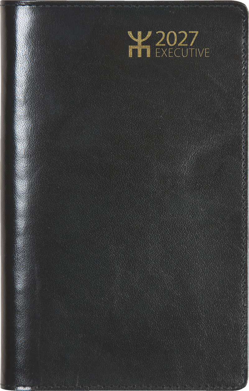 Fickkalender - Executive Svart Skinn FSC