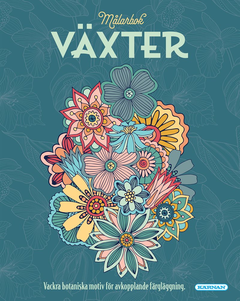 Målarbok : växter