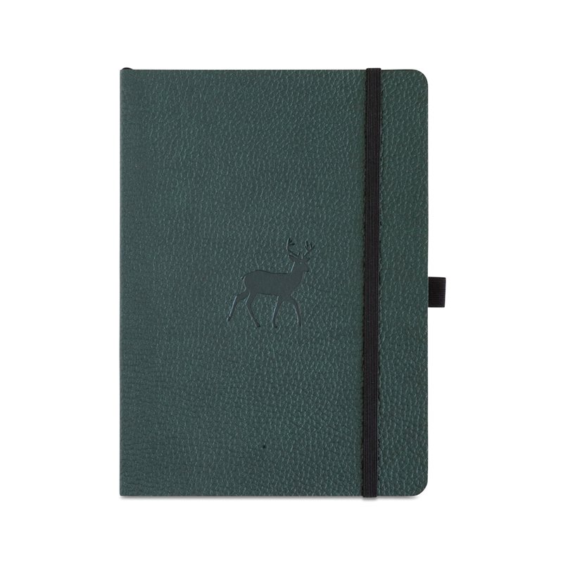 Dingbats* Wildlife Soft Cover A5 Lined - Green Deer Notebook