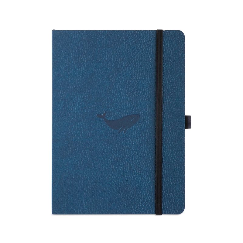 Dingbats* Wildlife Soft Cover A5 Lined - Blue Whale Notebook