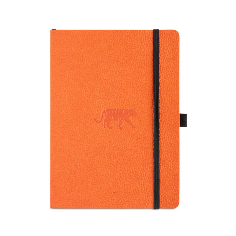 Dingbats* Wildlife Soft Cover A5 Lined - Orange Tiger Notebook