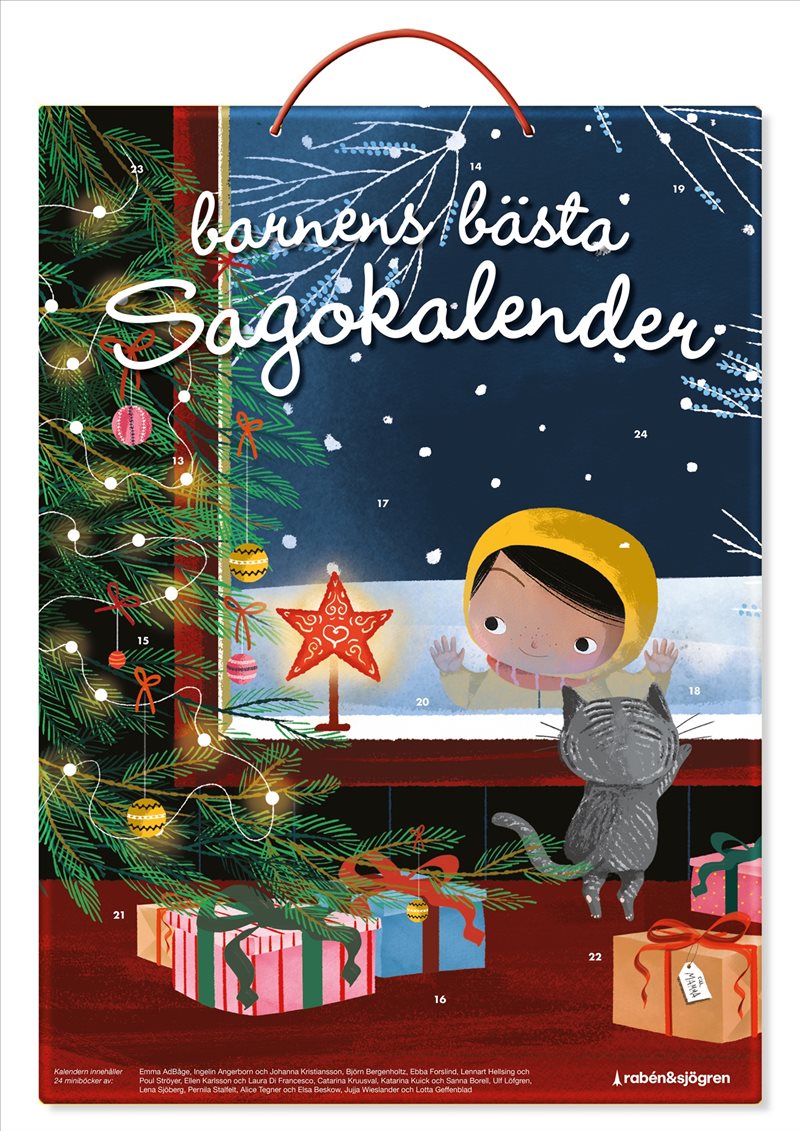 Barnens bästa sagokalender : adventskalender med 24 miniböcker