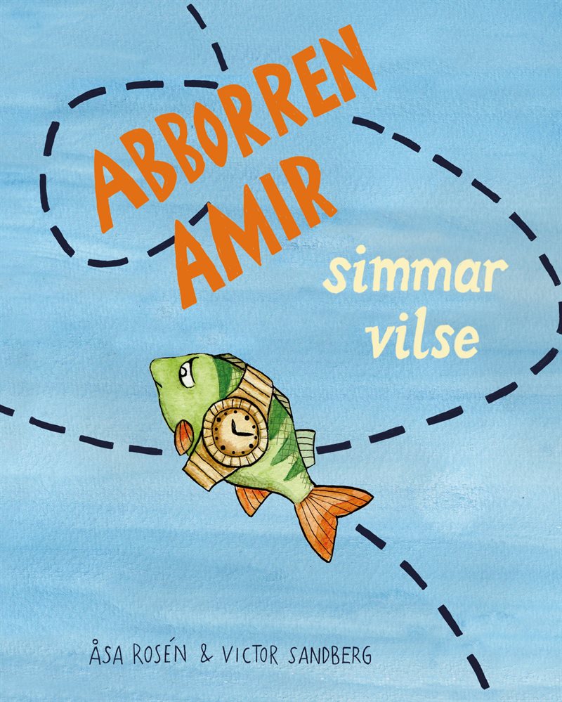 Abborren Amir simmar vilse