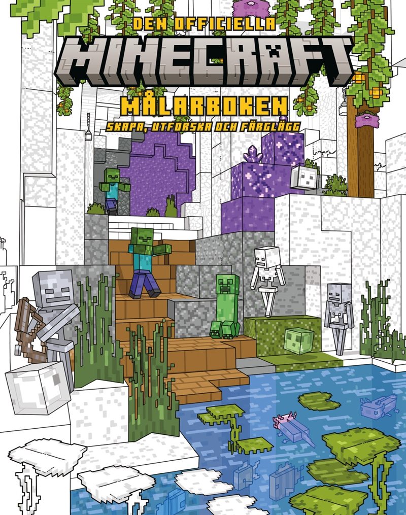 Minecraft : den officiella målarboken - skapa, utforska och färglägg