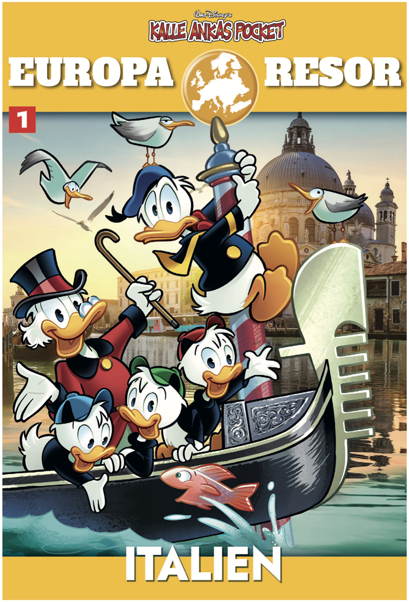 Kalle Ankas Pocket. Europaresor Italien