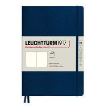 Anteckningsbok Leuchtturm1917 A5 Soft Olinjerad Navy