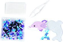 Pärlplatteset delfin