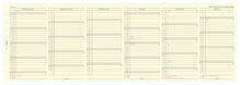 Filofax - Personal Refill 2028 Årsplan