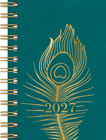 Fickkalender - Lilla Fick Peacock Wire-O FSC