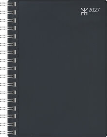 Agenda - Veckokalender A6 Svart Plast FSC